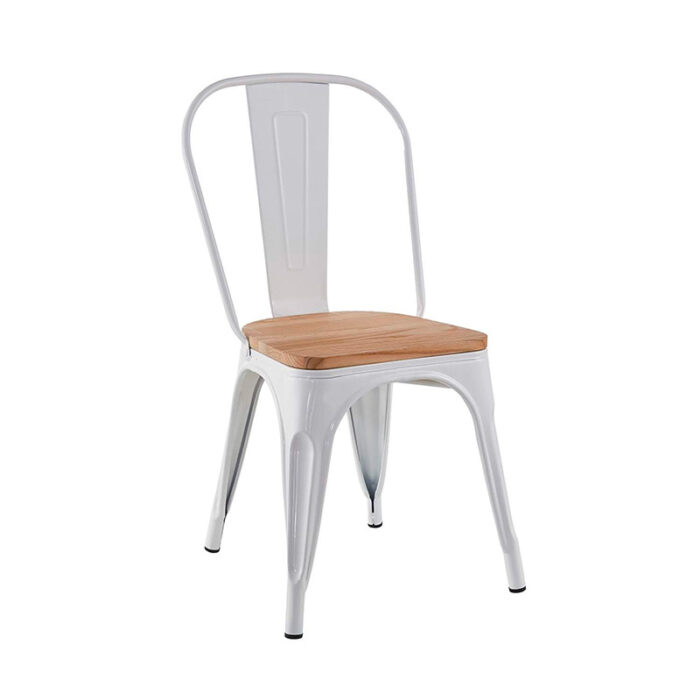 Silla Tolix sin brazos Blanca