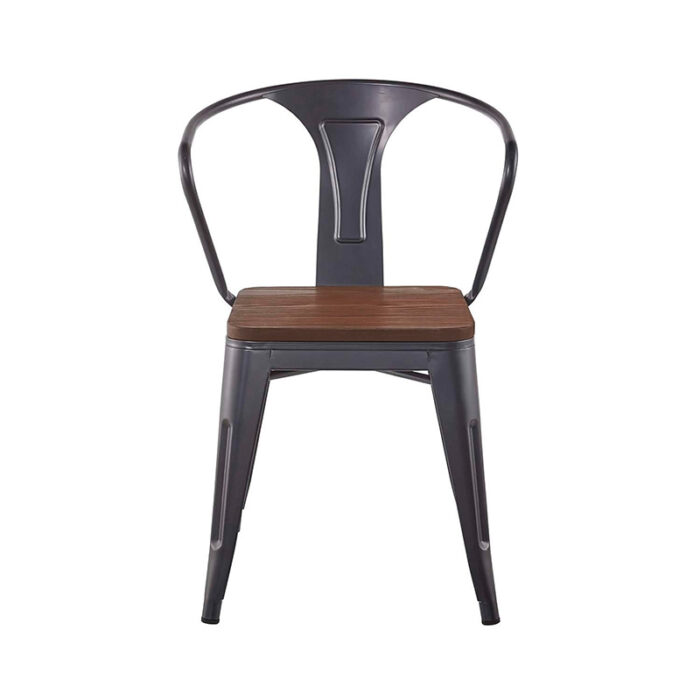 Silla Tolix con Brazos Gris Oscura (Fecha de llegada 31 de Marzo) - Imagen 4