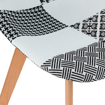 Silla Comedor Escandinavia Patchwork Modelo 2 - Imagen 6