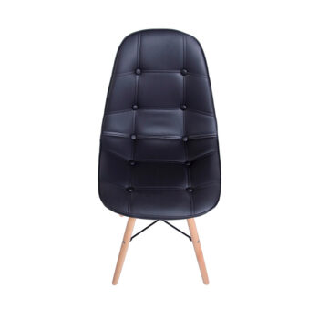 Silla Eames Acolchada Negra - Imagen 5