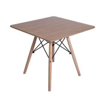 Mesa Lateral Eames madera Cuadrada - Imagen 3
