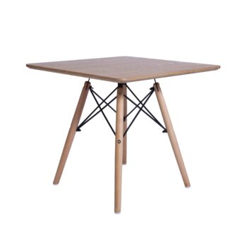 Mesa Lateral Eames madera Cuadrada - Imagen 4