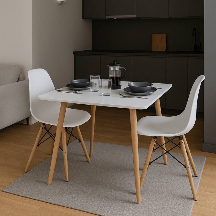 Mesa Comedor Eames Blanca - Imagen 2