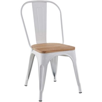 Silla Tolix sin brazos Blanca (Fecha de llegada 31 de Marzo)