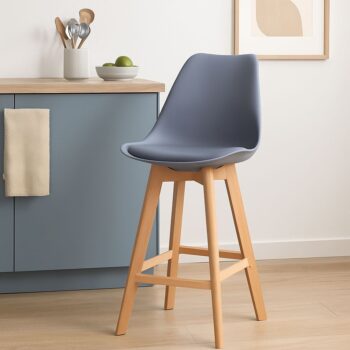 Taburete Escandinavo Gris (Fecha de llegada 31 de Marzo) - Imagen 2