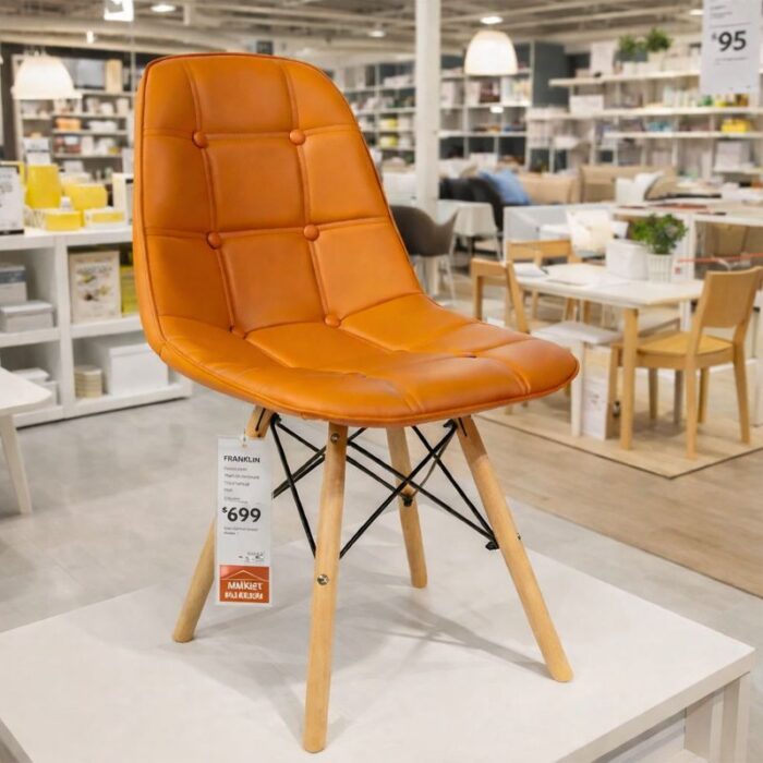 Silla Eames Acolchada Naranja - Imagen 2