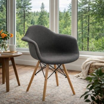 Sitial Eames Tela Gris - Imagen 2