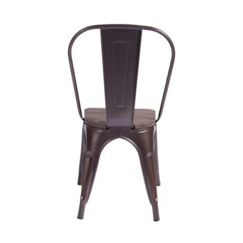 Silla Tolix sin Brazos Café (Fecha de llegada 31 de Marzo) - Imagen 4