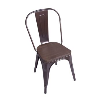 Silla Tolix sin Brazos Café (Fecha de llegada 31 de Marzo) - Imagen 5