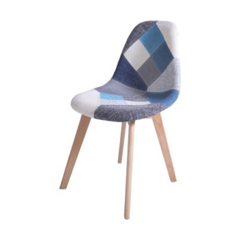 Silla De Comedor Escandinavia Patchwork Modelo 1 - Imagen 4