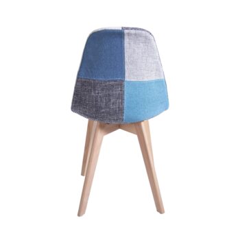 Silla De Comedor Escandinavia Patchwork Modelo 1 - Imagen 5