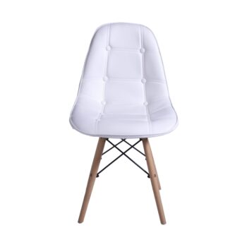 Silla Eames Acolchada Blanca - Imagen 4