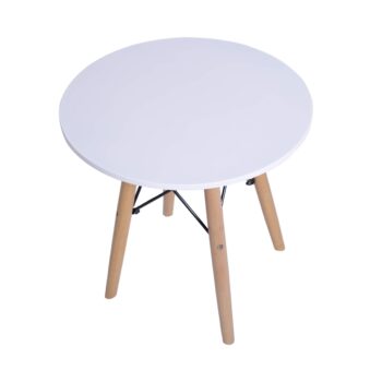 Mesa Eames Niño Blanca Redonda - Imagen 6