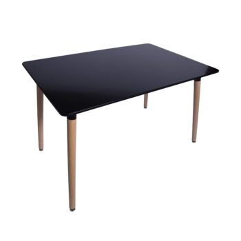 Mesa Comedor Eames Rectangular Negra (Fecha de llegada 31 de Marzo) - Imagen 3