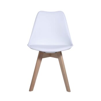 Silla Tulip Acolchada Blanca (Fecha de llegada 31 de Marzo) - Imagen 3