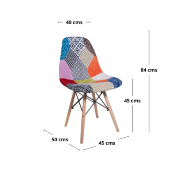 Silla Eames Patchwork Modelo 2 - Imagen 7