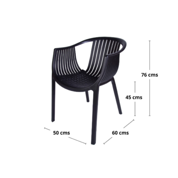 Silla Terraza Negra - Imagen 7