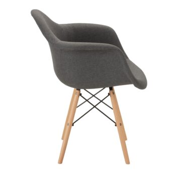 Sitial Eames Tela Gris - Imagen 3
