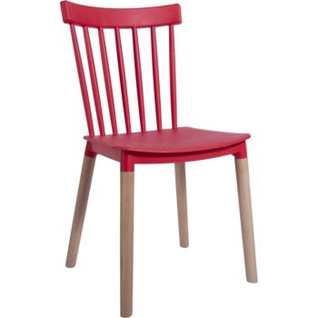 Silla Windsor roja