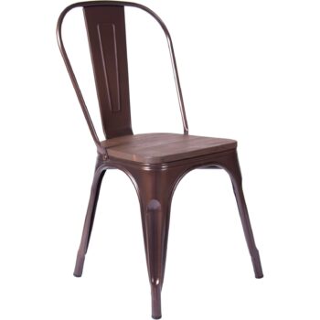 Silla Tolix sin Brazos Café