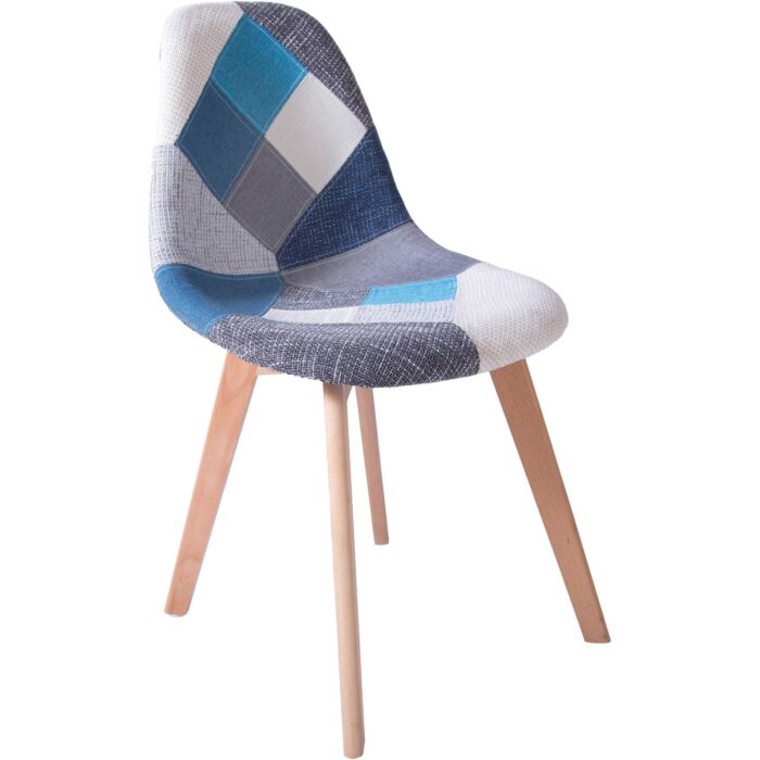 Silla De Comedor Escandinavia Patchwork Modelo 1 - Imagen 1