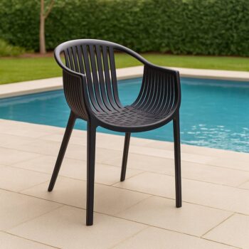 Silla Terraza Negra - Imagen 2