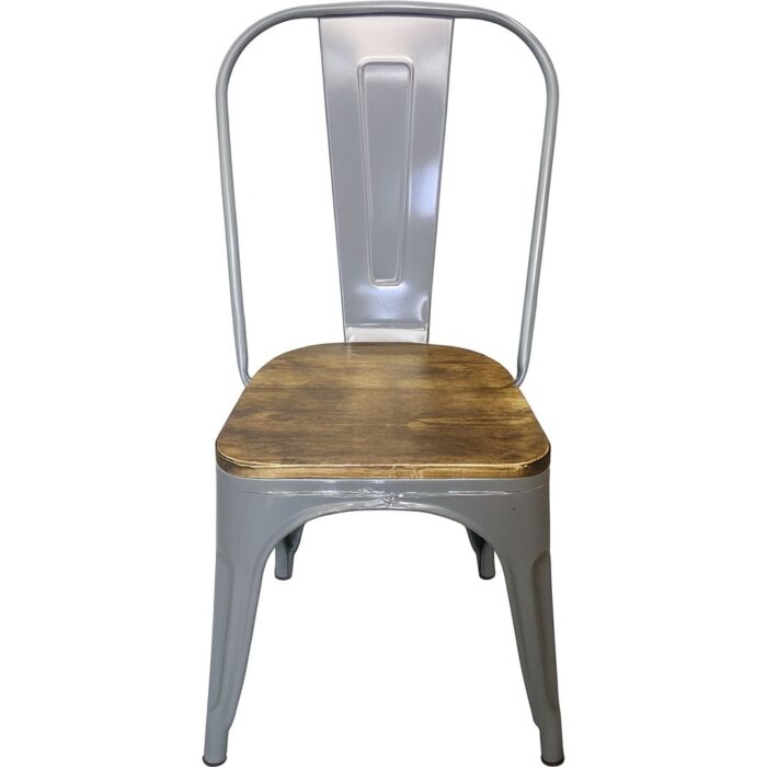 Silla Tolix sin Brazos Gris - Imagen 6