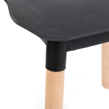 Silla Comedor Arya Negra - Imagen 5