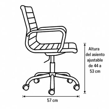 Silla Ejecutiva Blackline (Fecha de llegada 31 de Marzo) - Imagen 7