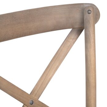 Silla Crossback Gris Oscura - Imagen 6