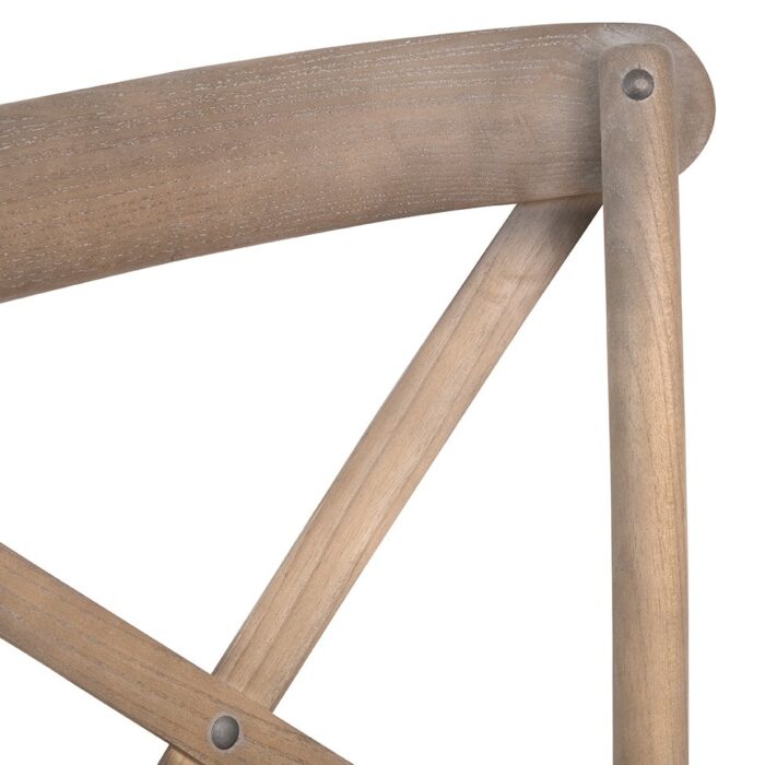 Silla Crossback Gris Oscura - Imagen 6