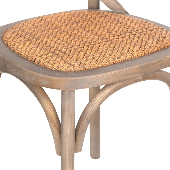 Silla Crossback Gris Oscura - Imagen 5