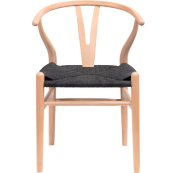 Silla Wishbone Negro - Imagen 3