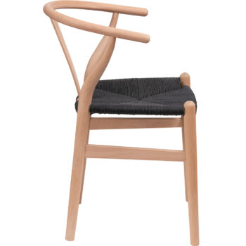 Silla Wishbone Negro - Imagen 6