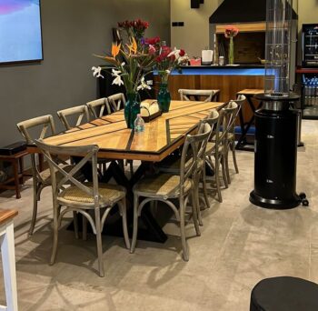 Silla Crossback Gris Oscura - Imagen 2