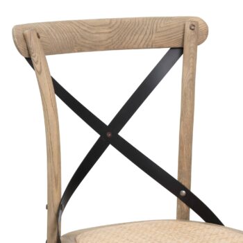 Silla Crossback respaldo metalico - Imagen 5