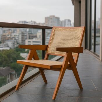 Sitial Futra con brazos Cafe - Imagen 2