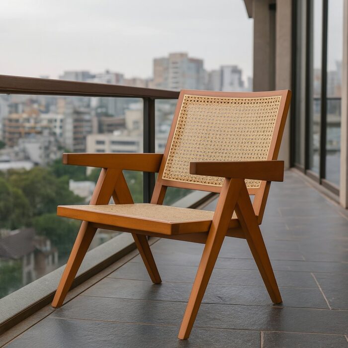 Sitial Futra con brazos Cafe - Imagen 2