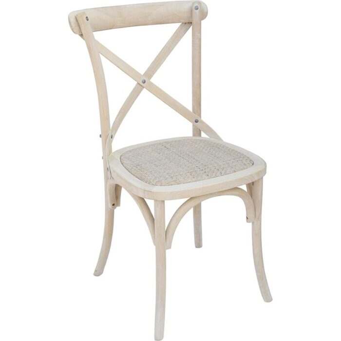 Silla Crossback Blanca - Imagen 1